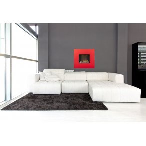 Opti-myst vægpejs - model Nissum rød