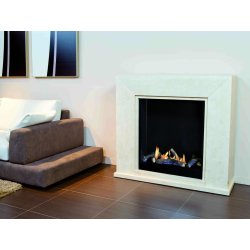 Bio Flame Nero- Fossil Stone (marmor-look)