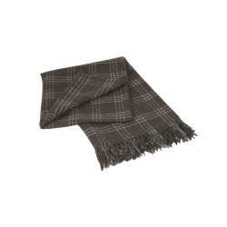 Plaid i Brun og Hvid - Fair Trade produceret