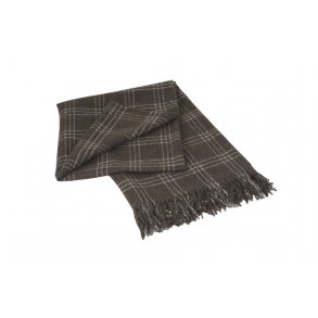Plaid i Brun og Hvid - Fair Trade produceret