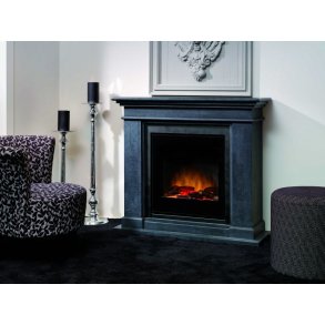 Electric Fire Kos - Fossil Stone (marmor-look)