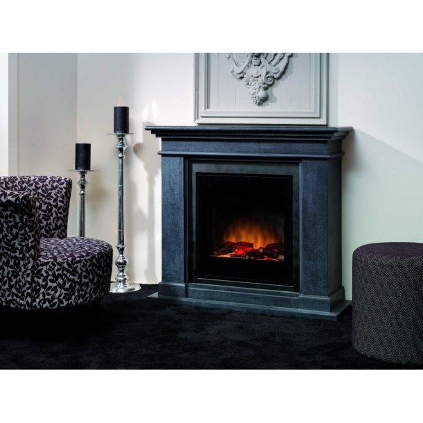 Electric Fire Kos - Fossil Stone (marmor-look)