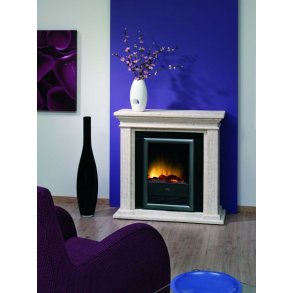 Electric Fire Cadiz - Fossil Stone (marmor-look)
