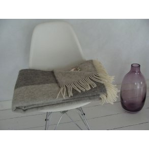 Lkker uld plaid, ren ny uld