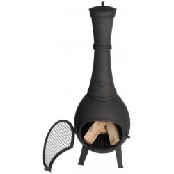 Terrassepejs i st&oslash;bejern med gnistfang