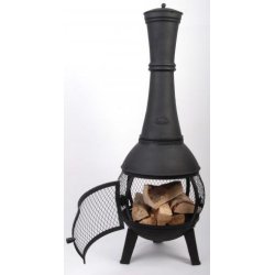 Terassepejs I st&oslash;bejern &aring;ben med gnistfang