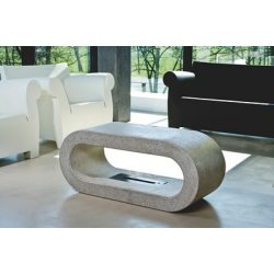 Livorno beton-look bord med indbygget biopejs