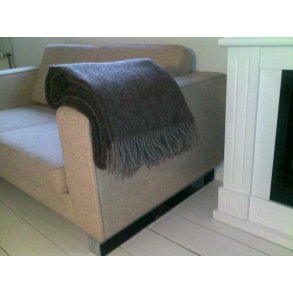 Lkker uld plaid, ren ny uld