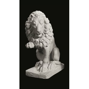 Løve i marmor- 67 cm