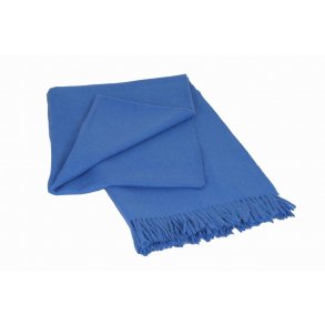 LUKSUS plaid Ocean Blå