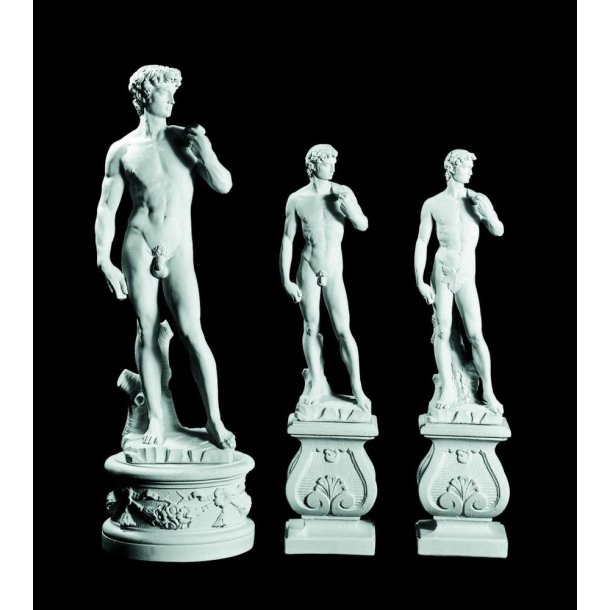 Statue i marmor, David - 119 cm