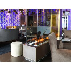 Keramisk 3 dobbelt lin&aelig;r bio flame br&aelig;nder